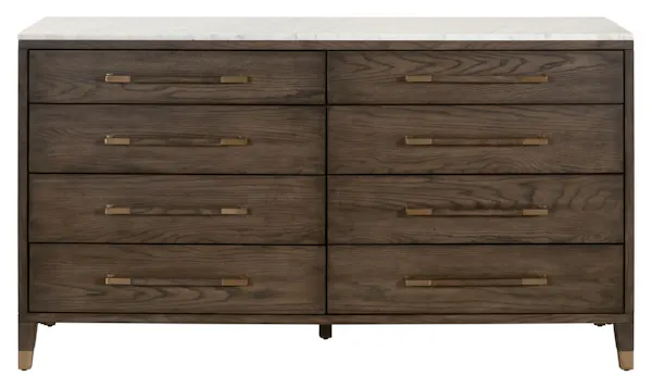 Essentials For Living 5252.DB-OAK/BIA Cambria 8-Drawer Double Dresser Essentials For Living 5252.DB-OAK/BIA Cambria 8-Drawer Double Dresser