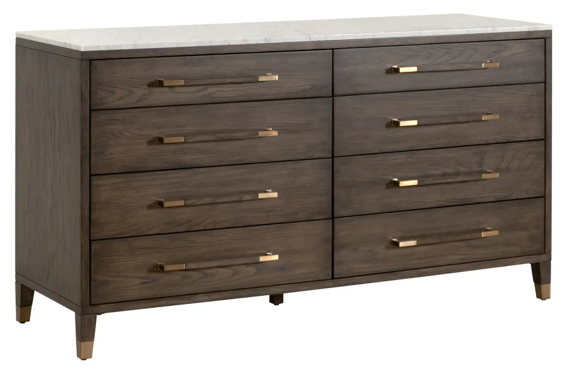 Essentials For Living 5252.DB-OAK/BIA Cambria 8-Drawer Double Dresser Essentials For Living 5252.DB-OAK/BIA Cambria 8-Drawer Double Dresser