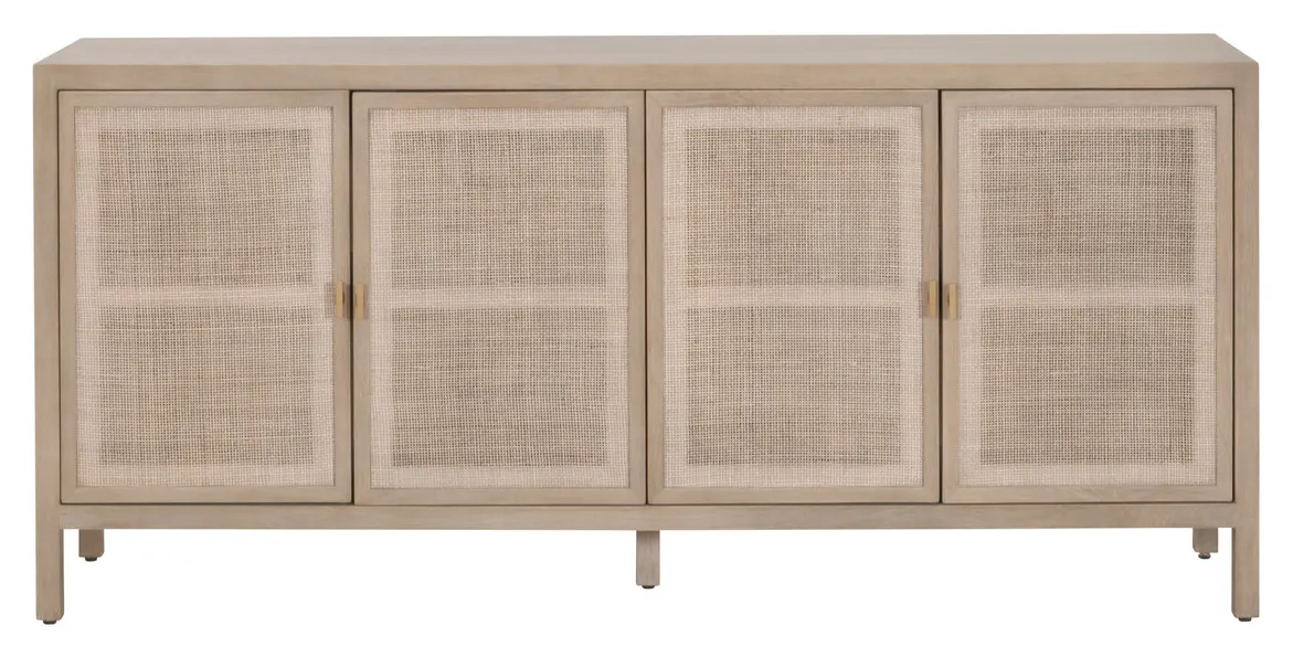 Essentials For Living 8086.SGRY-OAK/CN Carina Media Sideboard Essentials For Living 8086.SGRY-OAK/CN Carina Media Sideboard