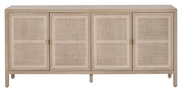 Essentials For Living 8086.SGRY-OAK/CN Carina Media Sideboard Essentials For Living 8086.SGRY-OAK/CN Carina Media Sideboard