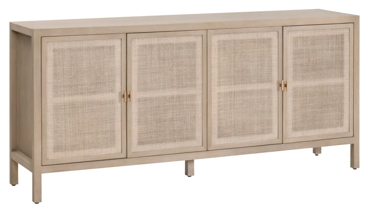 Essentials For Living 8086.SGRY-OAK/CN Carina Media Sideboard Essentials For Living 8086.SGRY-OAK/CN Carina Media Sideboard