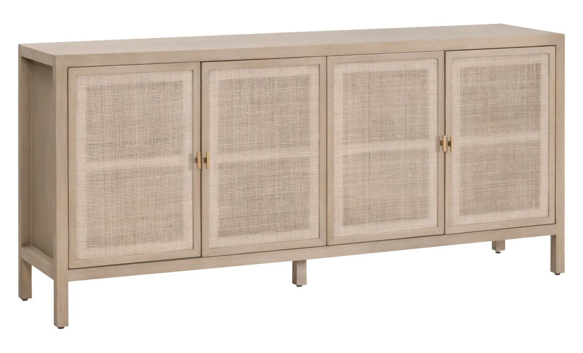 Essentials For Living 8086.SGRY-OAK/CN Carina Media Sideboard Essentials For Living 8086.SGRY-OAK/CN Carina Media Sideboard