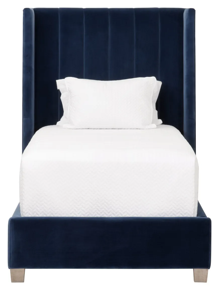 Essentials For Living 7127-T.DEN/NG Chandler Upholstered Twin Bed Essentials For Living 7127-T.DEN/NG Chandler Upholstered Twin Bed
