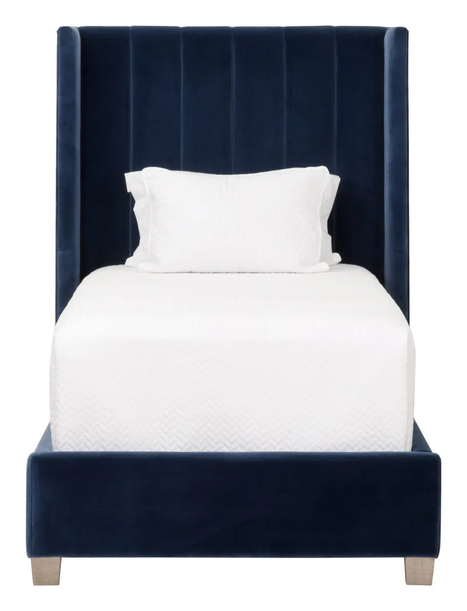 Essentials For Living 7127-T.DEN/NG Chandler Upholstered Twin Bed Essentials For Living 7127-T.DEN/NG Chandler Upholstered Twin Bed
