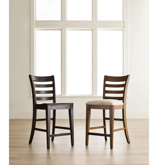 Kincaid Furniture 317-692L Tall Ladderback Chair, Latte Kincaid Furniture 317-692L Tall Ladderback Chair, Latte