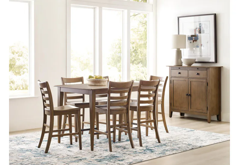 Kincaid Furniture 317-700L 60" Counter Height Table, Latte Kincaid Furniture 317-700L 60" Counter Height Table, Latte