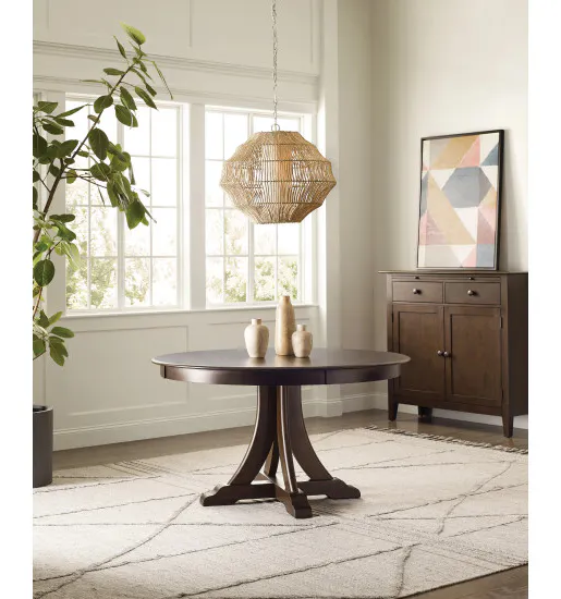 Kincaid Furniture 317-706M 54" Round Quad Table, Mocha Kincaid Furniture 317-706M 54" Round Quad Table, Mocha