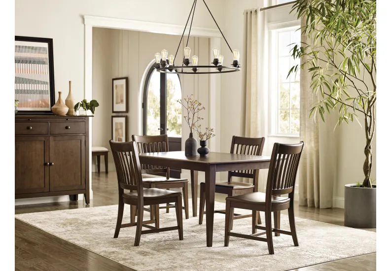 Kincaid Furniture 317-744M 60" Rectangular Table, Mocha Kincaid Furniture 317-744M 60" Rectangular Table, Mocha