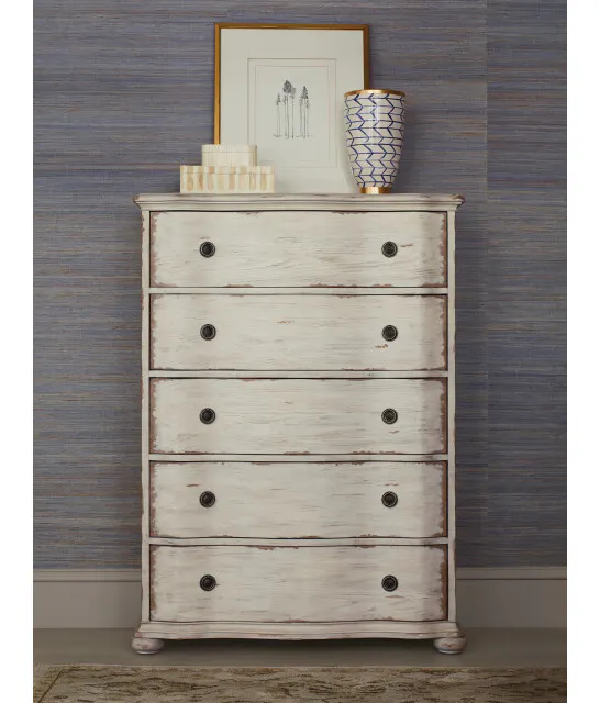 American Drew 309-215C Helene Five Drawer Chest - Creme American Drew 309-215C Helene Five Drawer Chest - Creme