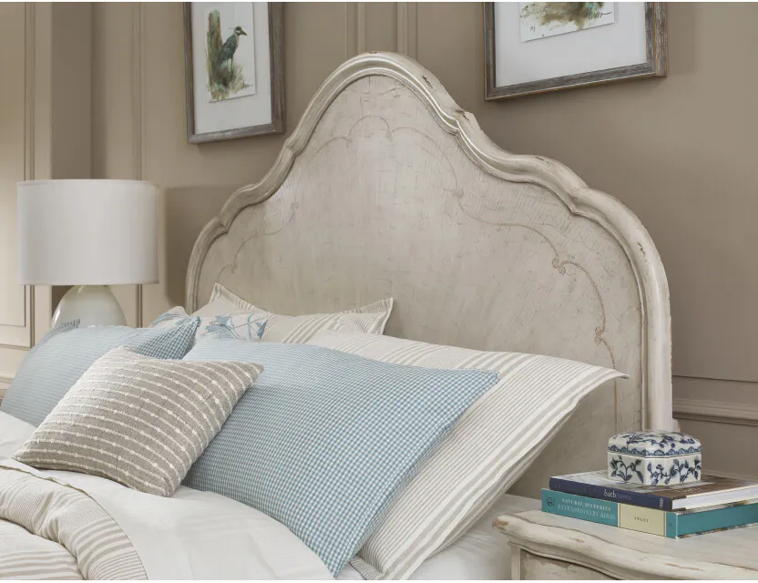 American Drew 309-318CR Vignette Cal-King Panel Bed Package - Creme American Drew 309-318CR Vignette Cal-King Panel Bed Package - Creme