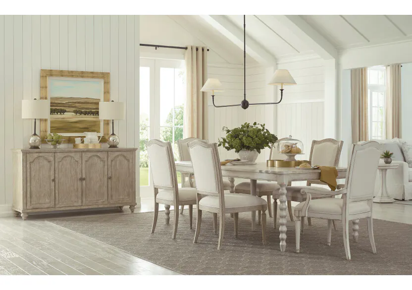 American Drew 309-760C Bastiste Rectantangular Dining Table - Creme American Drew 309-760C Bastiste Rectantangular Dining Table - Creme