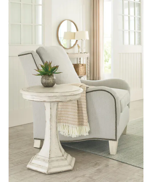 American Drew 309-916C Civette Round End Table - Creme American Drew 309-916C Civette Round End Table - Creme