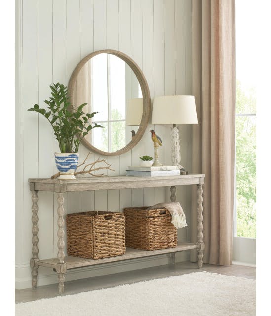 American Drew 309-926B Batiste Console Table - Breve American Drew 309-926B Batiste Console Table - Breve