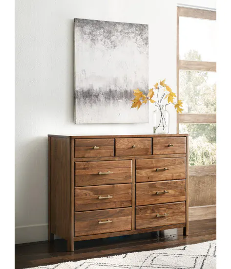 Kincaid Furniture 315-131 Flat Top Nine Drawer Dresser Kincaid Furniture 315-131 Flat Top Nine Drawer Dresser