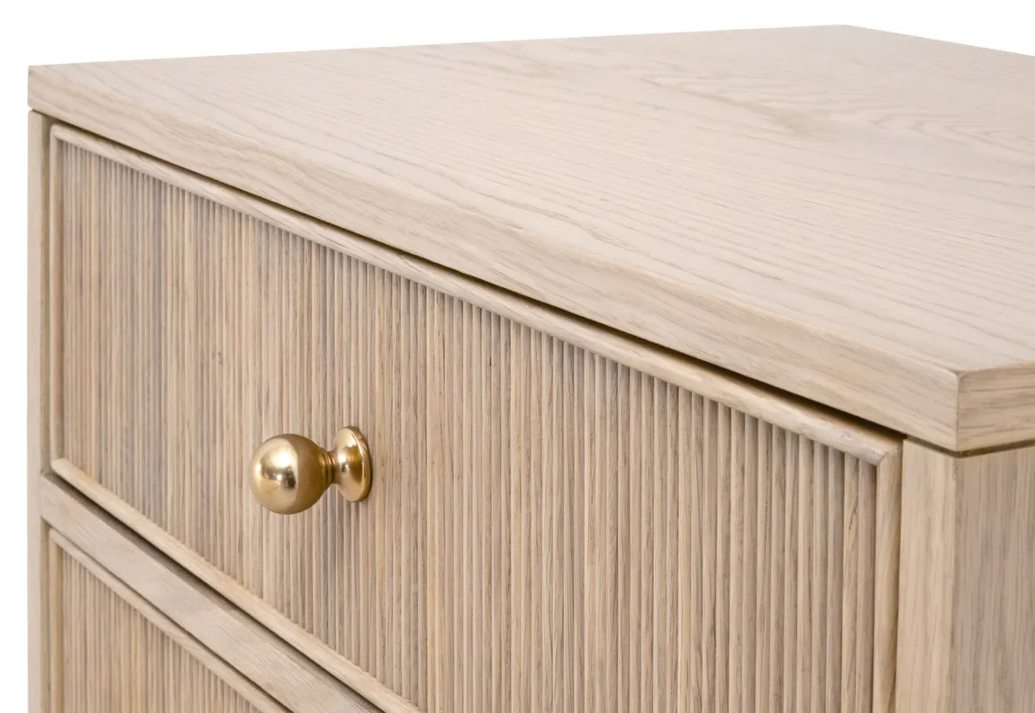 Essentials For Living 5256.NAT-OAK Highland 2-Drawer Nightstand Essentials For Living 5256.NAT-OAK Highland 2-Drawer Nightstand