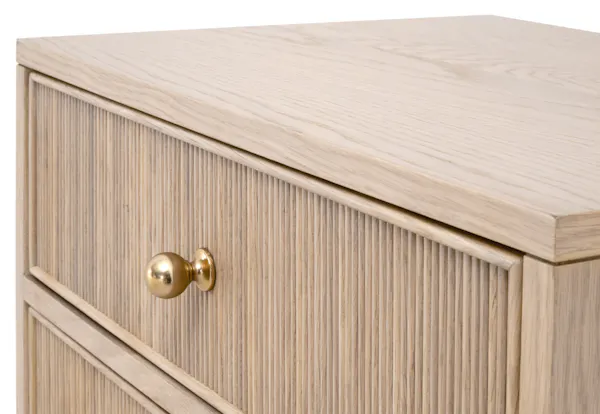 Essentials For Living 5256.NAT-OAK Highland 2-Drawer Nightstand Essentials For Living 5256.NAT-OAK Highland 2-Drawer Nightstand