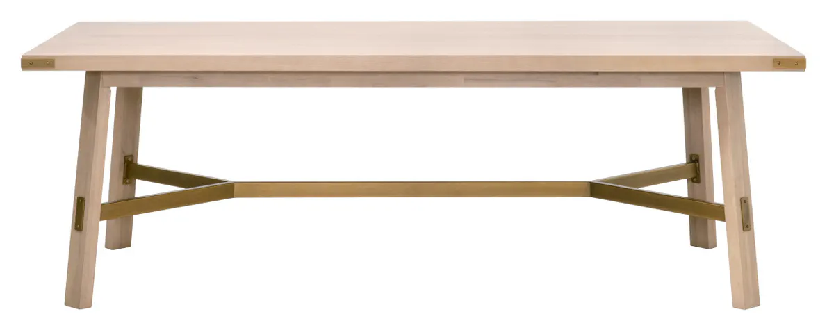 Essentials For Living 6125.LHON/BGLD Klein Dining Table Essentials For Living 6125.LHON/BGLD Klein Dining Table