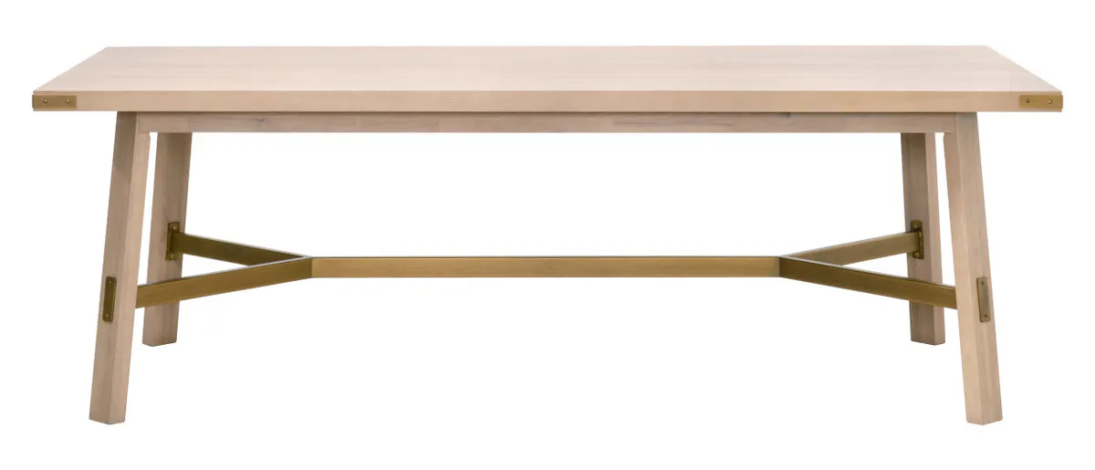 Essentials For Living 6125.LHON/BGLD Klein Dining Table Essentials For Living 6125.LHON/BGLD Klein Dining Table