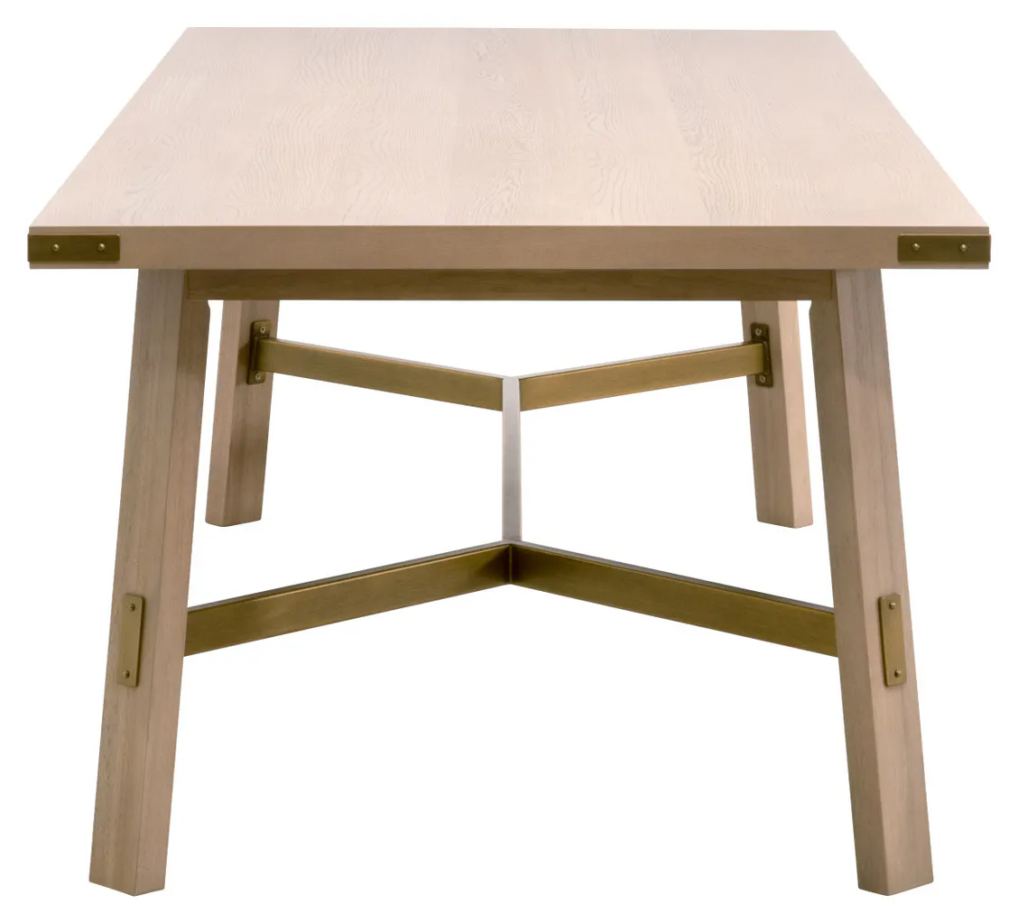 Essentials For Living 6125.LHON/BGLD Klein Dining Table Essentials For Living 6125.LHON/BGLD Klein Dining Table