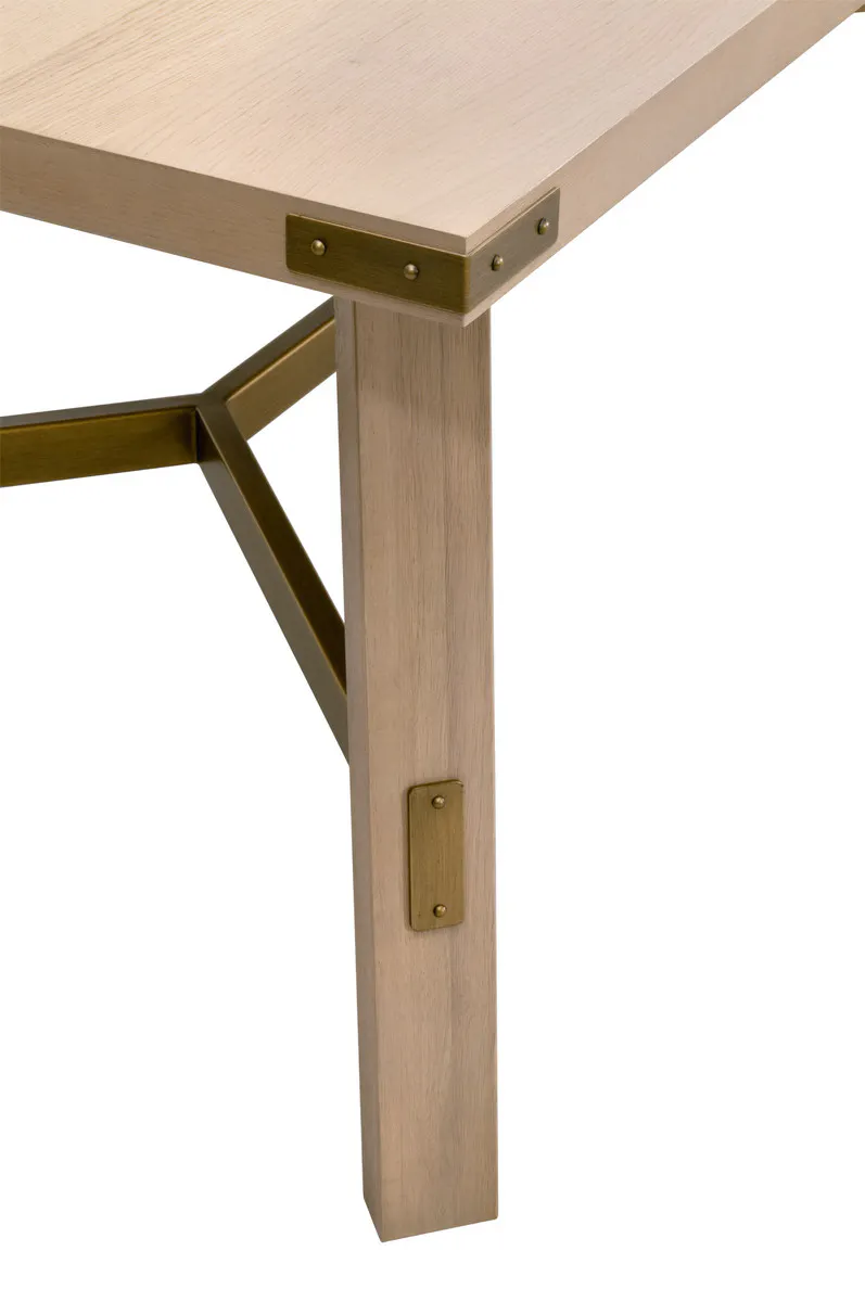 Essentials For Living 6125.LHON/BGLD Klein Dining Table Essentials For Living 6125.LHON/BGLD Klein Dining Table