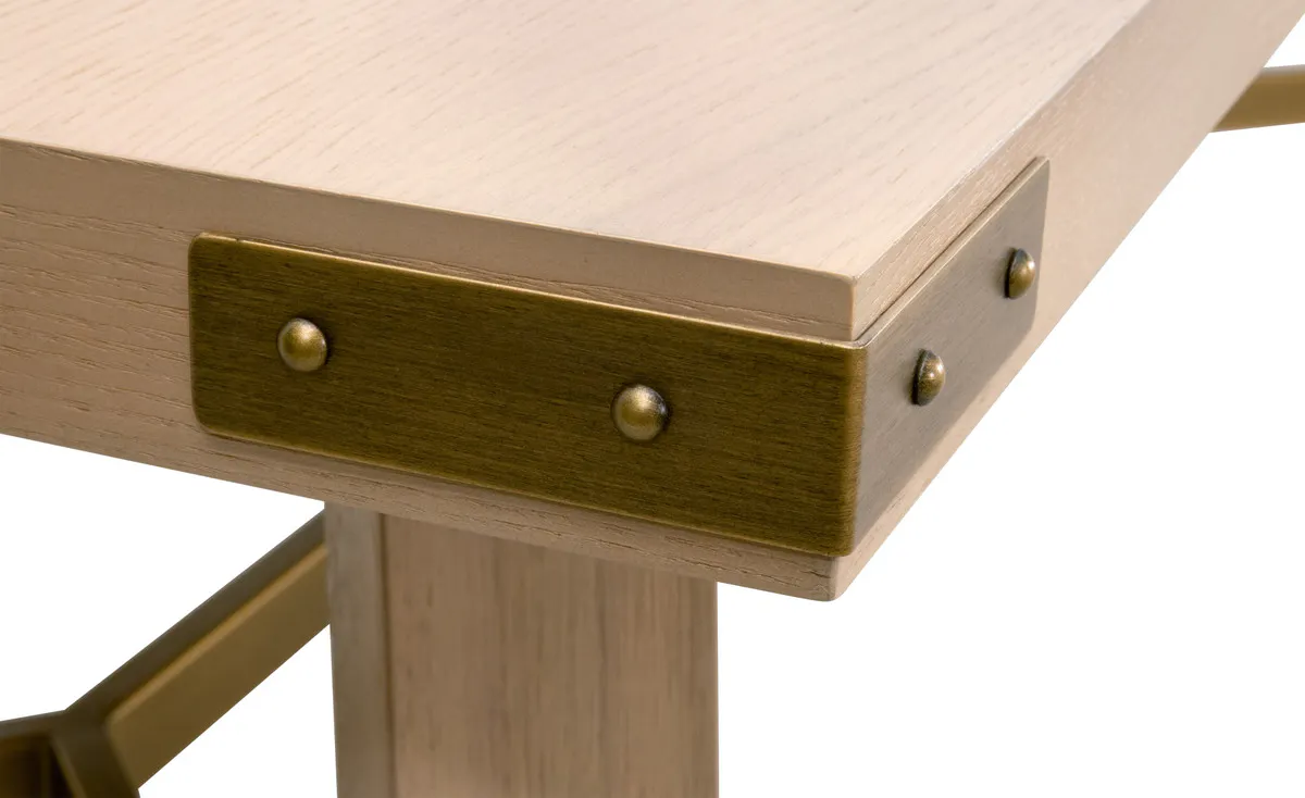 Essentials For Living 6125.LHON/BGLD Klein Dining Table Essentials For Living 6125.LHON/BGLD Klein Dining Table