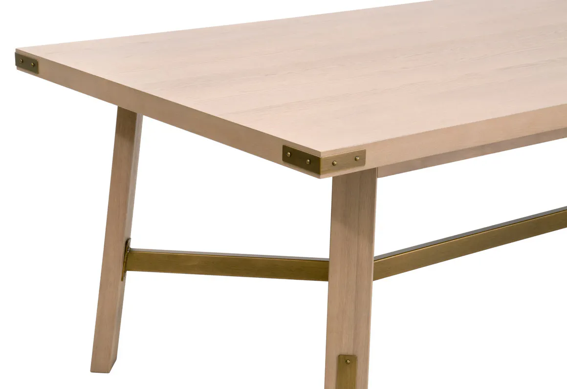 Essentials For Living 6125.LHON/BGLD Klein Dining Table Essentials For Living 6125.LHON/BGLD Klein Dining Table