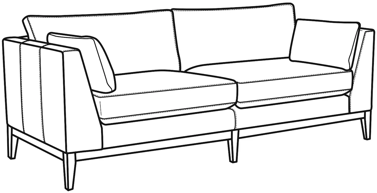 CR Laine L2300-20 Raleigh Leather Sofa CR Laine L2300-20 Raleigh Leather Sofa
