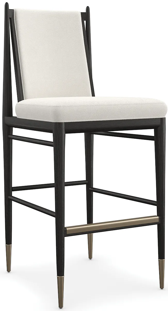 Caracole M142-023-302 Unity Dark Bar Stool Caracole M142-023-302 Unity Dark Bar Stool