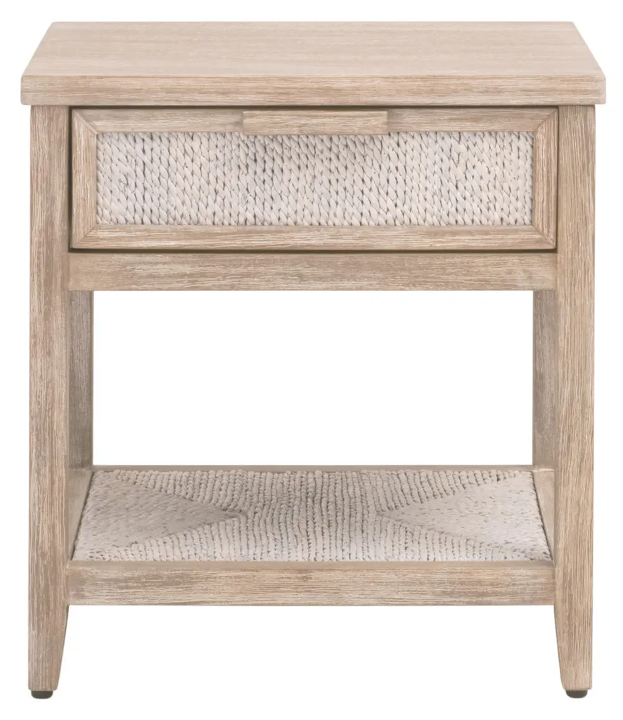 Essentials For Living 6896.WWA/NG Malay 1-Drawer Nightstand Essentials For Living 6896.WWA/NG Malay 1-Drawer Nightstand