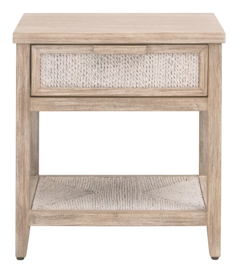 Essentials For Living 6896.WWA/NG Malay 1-Drawer Nightstand Essentials For Living 6896.WWA/NG Malay 1-Drawer Nightstand