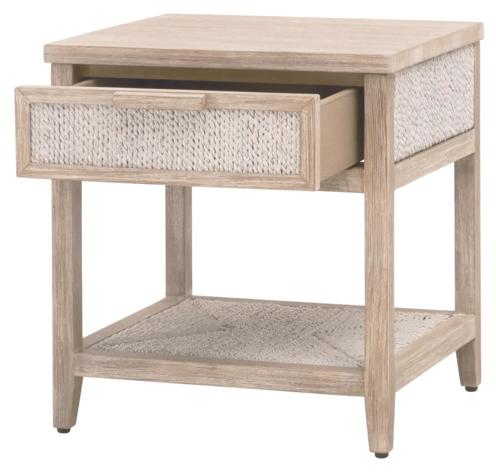 Essentials For Living 6896.WWA/NG Malay 1-Drawer Nightstand Essentials For Living 6896.WWA/NG Malay 1-Drawer Nightstand