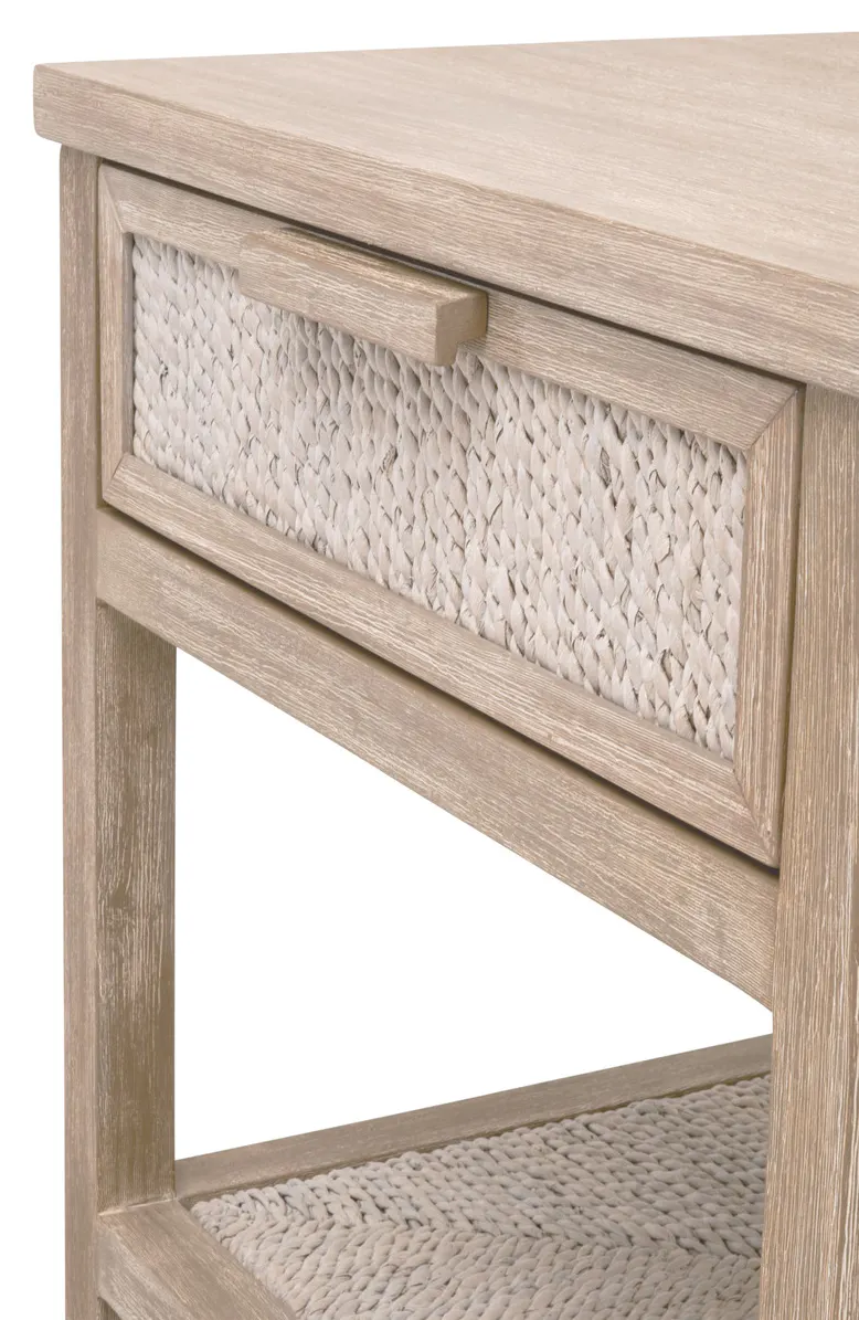 Essentials For Living 6896.WWA/NG Malay 1-Drawer Nightstand Essentials For Living 6896.WWA/NG Malay 1-Drawer Nightstand