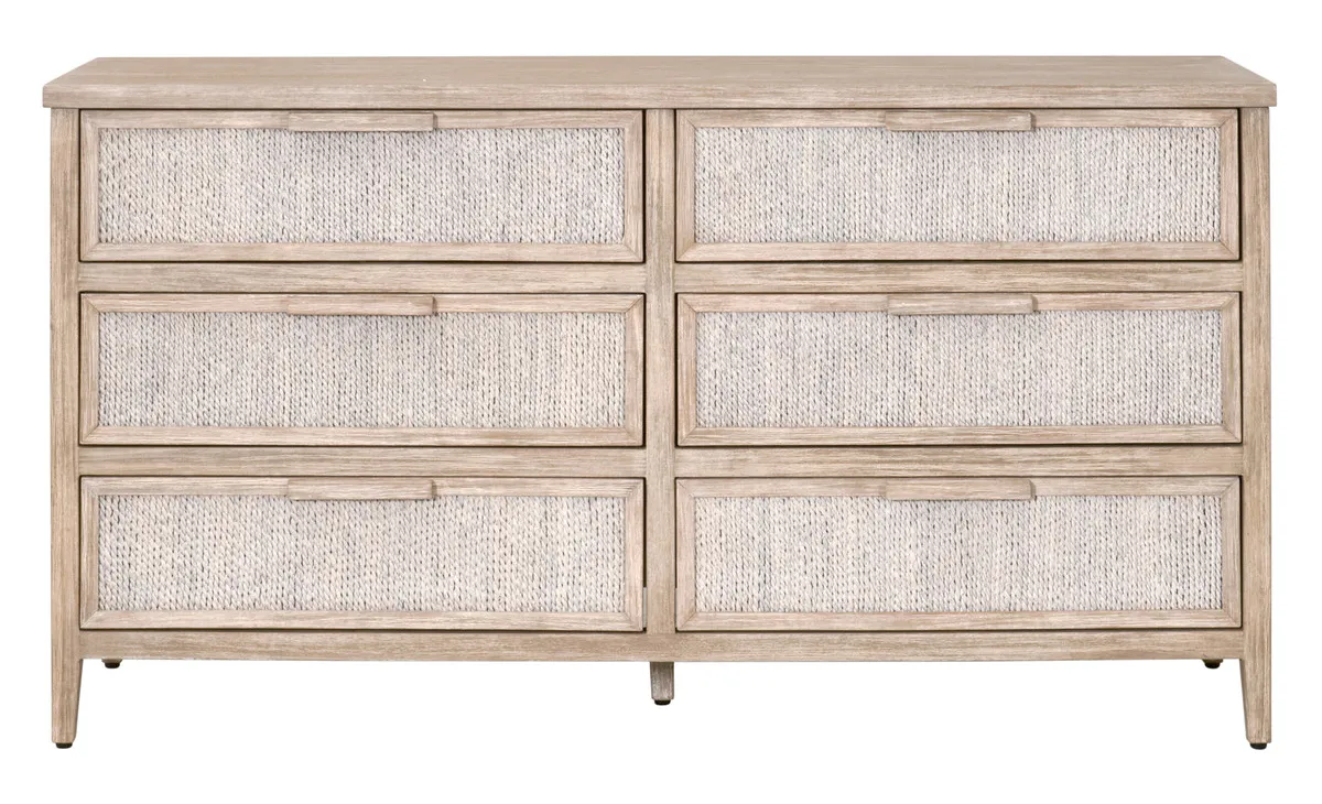 Essentials For Living 6898.WWA/NG Malay 6-Drawer Double Dresser Essentials For Living 6898.WWA/NG Malay 6-Drawer Double Dresser
