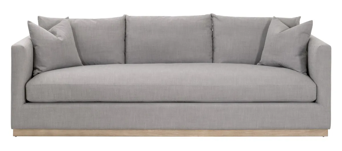 Essentials For Living 6607-3.PSTL/NG Siena 96" Plinth Base Sofa Essentials For Living 6607-3.PSTL/NG Siena 96" Plinth Base Sofa