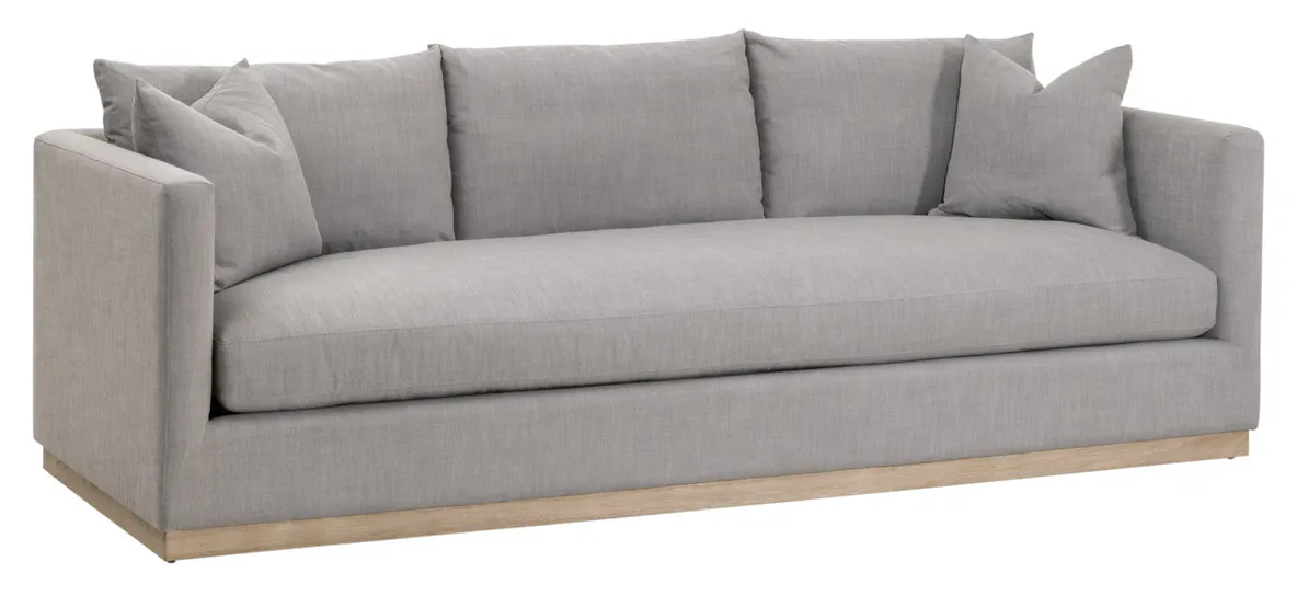Essentials For Living 6607-3.PSTL/NG Siena 96" Plinth Base Sofa Essentials For Living 6607-3.PSTL/NG Siena 96" Plinth Base Sofa