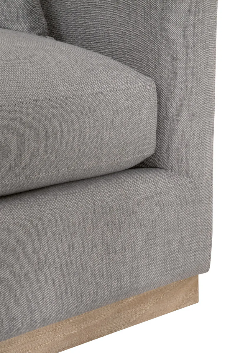 Essentials For Living 6607-3.PSTL/NG Siena 96" Plinth Base Sofa Essentials For Living 6607-3.PSTL/NG Siena 96" Plinth Base Sofa