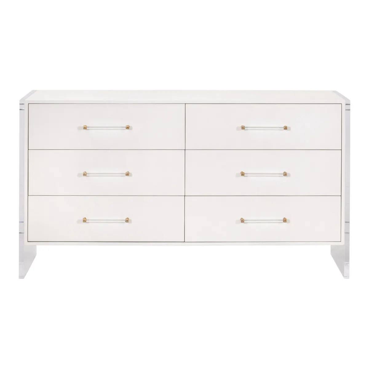 Essentials For Living 6161.PRL-SHG/BBRS Sonia Shagreen 6-Drawer Double Dresser
