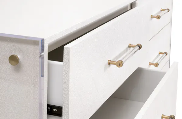 Essentials For Living 6161.PRL-SHG/BBRS Sonia Shagreen 6-Drawer Double Dresser Essentials For Living 6161.PRL-SHG/BBRS Sonia Shagreen 6-Drawer Double Dresser