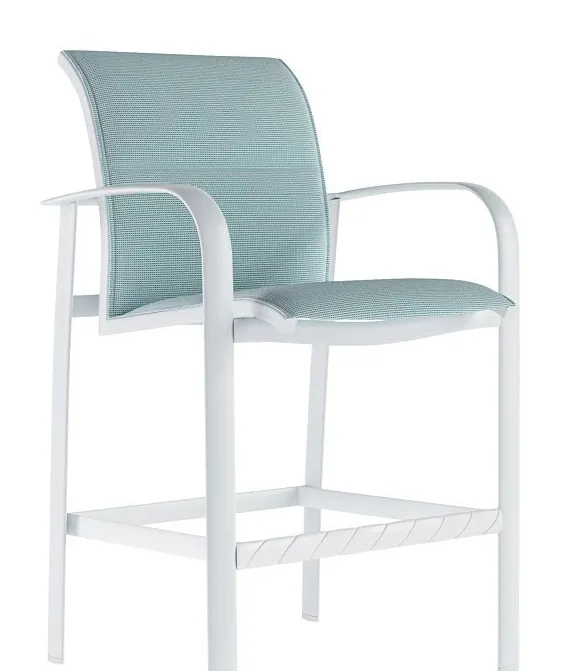 Tropitone 752026PS Laguna Beach Padded Sling Bar Stool Tropitone 752026PS Laguna Beach Padded Sling Bar Stool