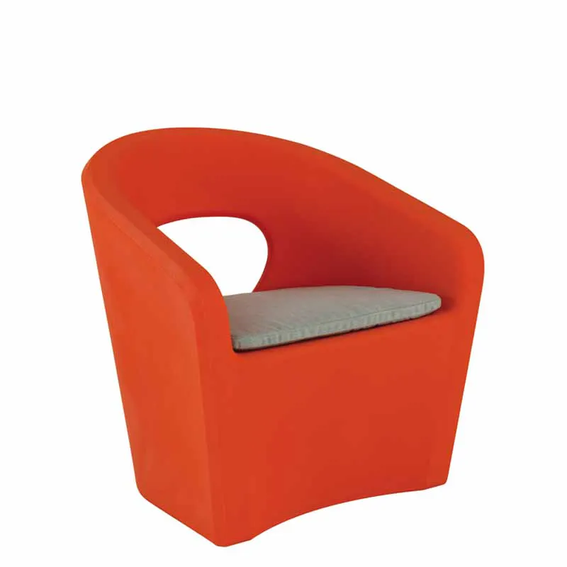 Tropitone 3B171105WT Radius Lounge Chair with Seat Pad and Weight