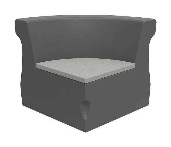 Tropitone 3B181005CC Radius Curved Corner Module with Seat Pad Tropitone 3B181005CC Radius Curved Corner Module with Seat Pad