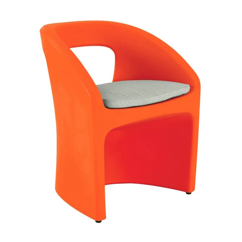 Tropitone 3B172405WT Radius Dining Chair with Seat Pad and Weight