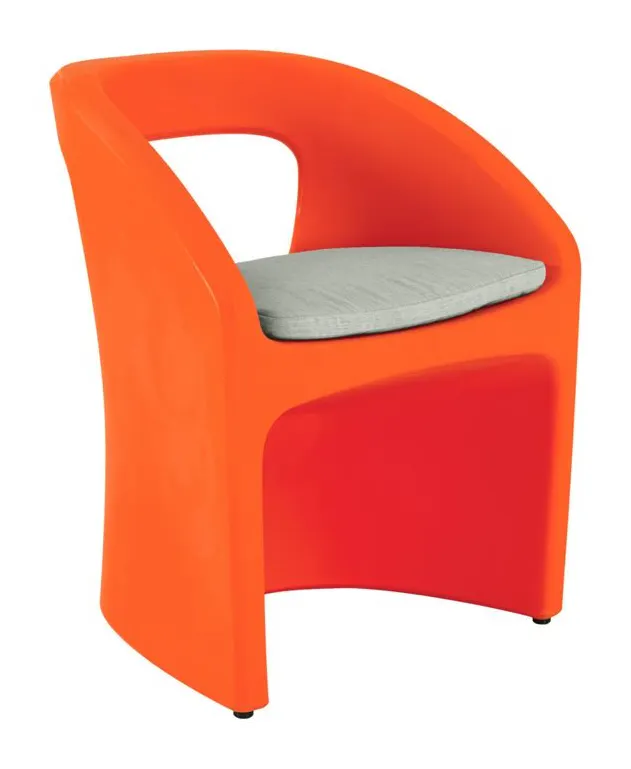 Tropitone 3B172405WT Radius Dining Chair with Seat Pad and Weight Tropitone 3B172405WT Radius Dining Chair with Seat Pad and Weight