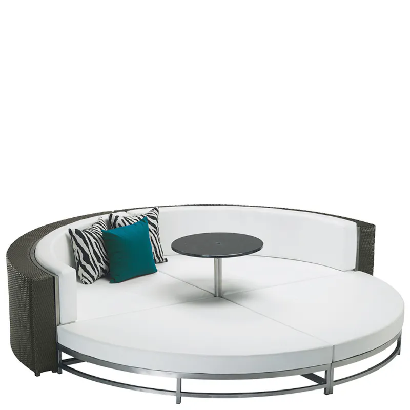 Tropitone  Cabana Club Aluminum Woven Party Lounger Aluminum