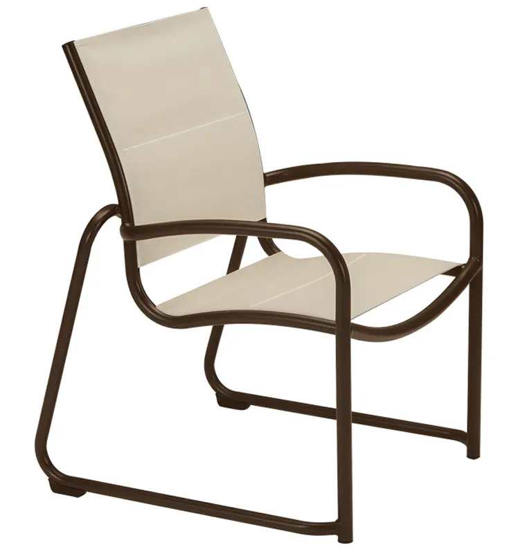 Tropitone 220425DP Millennia Duplex Sling Dining Chair Sled Base Tropitone 220425DP Millennia Duplex Sling Dining Chair Sled Base