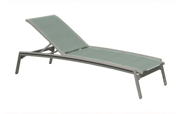 Tropitone 461132DP Elance Duplex Sling Chaise Lounge Armless Tropitone 461132DP Elance Duplex Sling Chaise Lounge Armless
