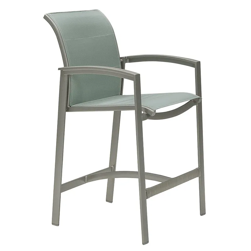 Tropitone 461126DP Elance Duplex Sling Stationary Bar Stool