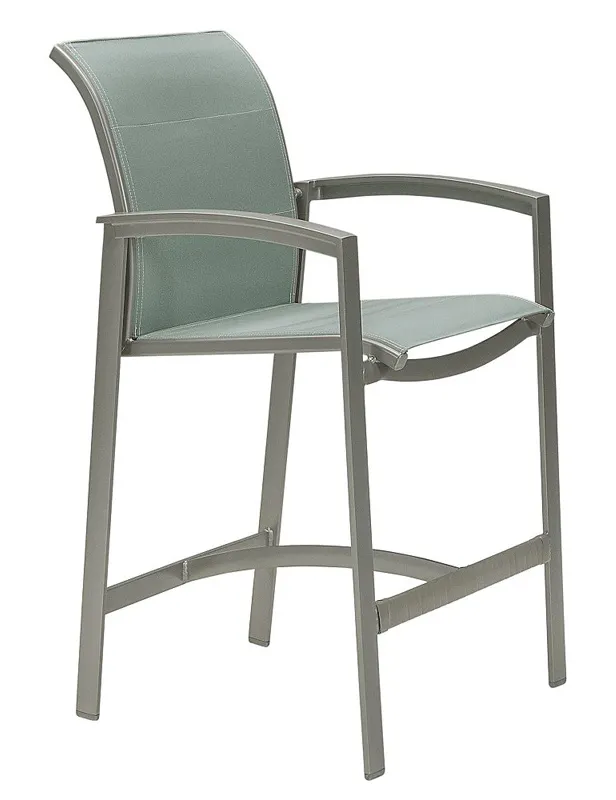 Tropitone 461126DP Elance Duplex Sling Stationary Bar Stool Tropitone 461126DP Elance Duplex Sling Stationary Bar Stool