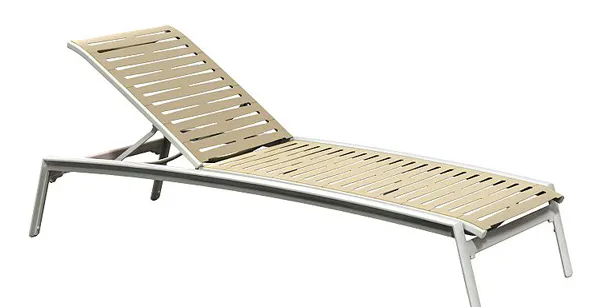 Tropitone 471132RB Elance EZ Span™ Ribbon Segment Chaise Lounge Armless Tropitone 471132RB Elance EZ Span™ Ribbon Segment Chaise Lounge Armless