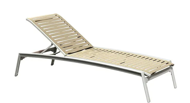 Tropitone 471132RB Elance EZ Span™ Ribbon Segment Chaise Lounge Armless Tropitone 471132RB Elance EZ Span™ Ribbon Segment Chaise Lounge Armless